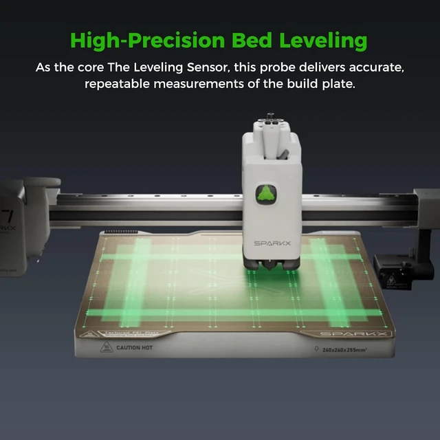 Alt view image 3 of 7 - Creality Official Sparks i7 Leveling Sensor, Original Auto Bed Leveling Sensor, High Precision Leveling, Consistent Calibration, Leveling Plate Replacement for SPARKX i7 Combo 3D Printer