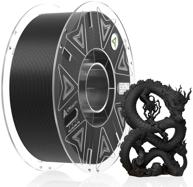 Main image of Official Creality Hyper PETG-CF (Carbon Fiber) Filament 1.75mm, High Speed Hyper PETG-CF 30-300mm/s 3D Printer Filament, Dimensional Accuracy +/-0.02mm, 1KG Spool Black, Fit Most FDM 3D Printers