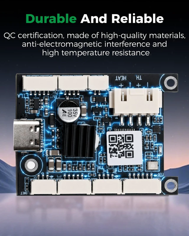 Alt view image 4 of 7 - Creality Official SPARKX i7 Toolhead Board, Original i7 Hotend Adapter Plate, i7 PCB Print Head Board V08 Mainboard, Nozzle Adapter Mainboard Replacement for SPARKX i7 3D Printer