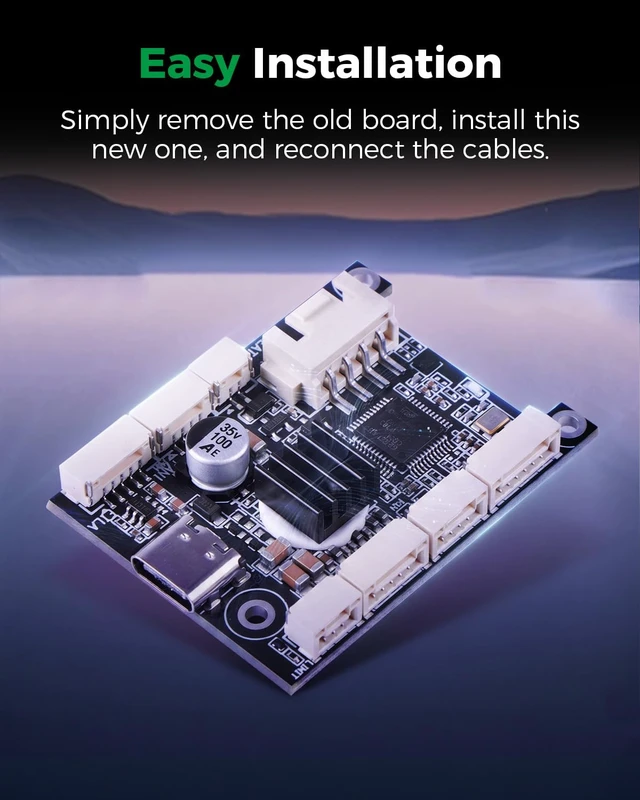 Alt view image 5 of 7 - Creality Official SPARKX i7 Toolhead Board, Original i7 Hotend Adapter Plate, i7 PCB Print Head Board V08 Mainboard, Nozzle Adapter Mainboard Replacement for SPARKX i7 3D Printer