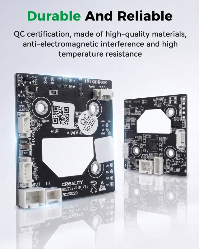 Alt view image 5 of 7 - Creality Official K1 Max 2025 Toolhead Board, Original K1 C 2025 Hotend Adapter Plate, Nozzle Adapter Mainboard with Stable Signal Transmission, PCB Board Replacement for K1 Max/K1 C 2025 3D Printers