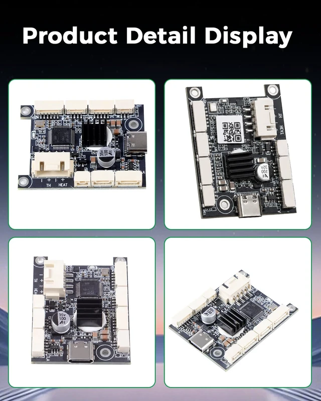 Alt view image 7 of 7 - Creality Official SPARKX i7 Toolhead Board, Original i7 Hotend Adapter Plate, i7 PCB Print Head Board V08 Mainboard, Nozzle Adapter Mainboard Replacement for SPARKX i7 3D Printer