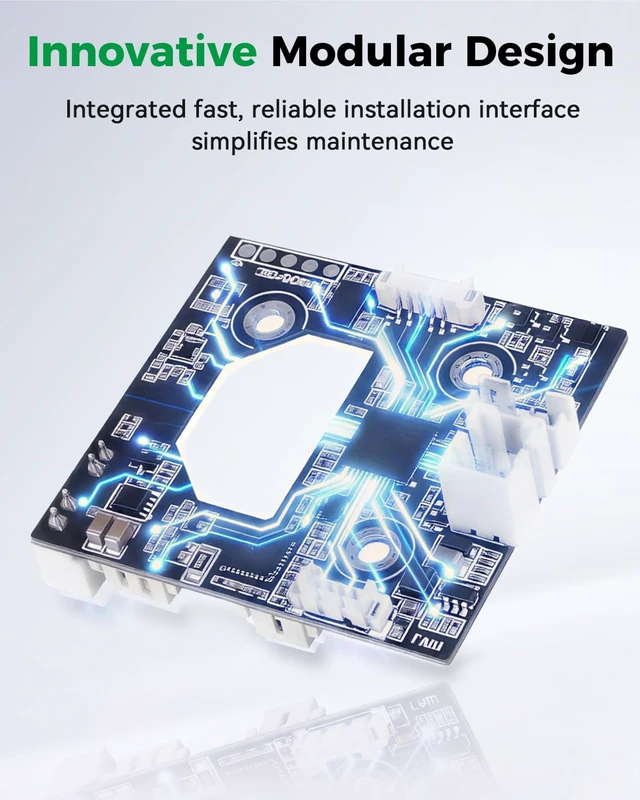 Alt view image 4 of 7 - Creality Official K1 Max 2025 Toolhead Board, Original K1 C 2025 Hotend Adapter Plate, Nozzle Adapter Mainboard with Stable Signal Transmission, PCB Board Replacement for K1 Max/K1 C 2025 3D Printers