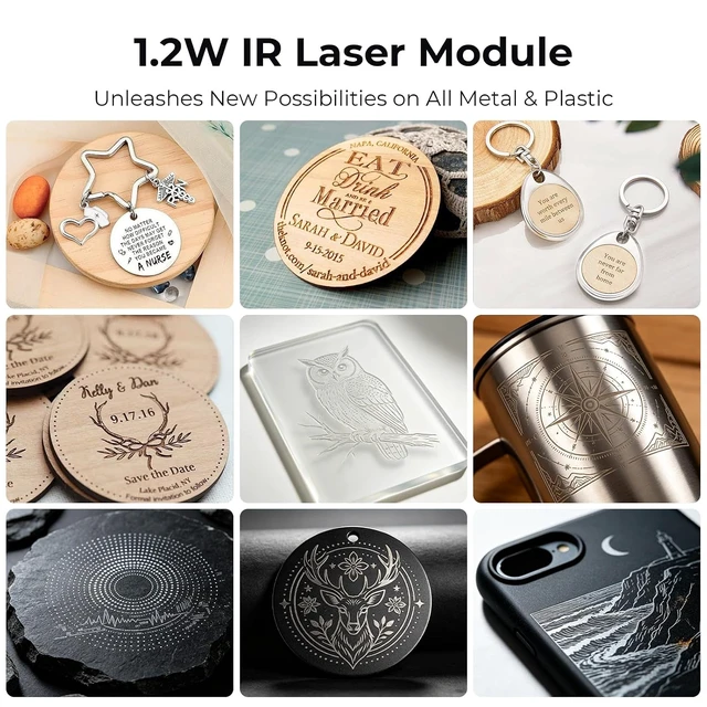 Alt view image 7 of 7 - Creality 1.2W Infrared Laser Module for Falcon A1C Laser Engraver