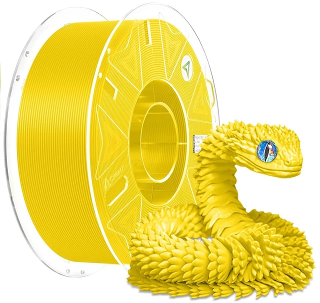 Main image of 2025 New Official RFID CREALITY Hyper PLA RFID Filament 1.75mm for K2 Plus Combo, High Speed 30-600mm/s 3D Printer Filament, 1kg(2.2lbs)/Spool Hyper PLA RFID Support CFS, for Most 3D Printers Yellow