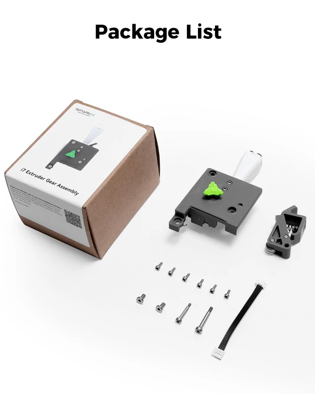 Alt view image 7 of 7 - Creality Official SPARKX i7 Extruder, i7 Combo Extrusion Assembly Replacement, with Quick-swap Extruder Lever and 4-in-1 PTFE Adapter, Built-in Filament Cutter, 3D Printer Accessories for SPARKX i7