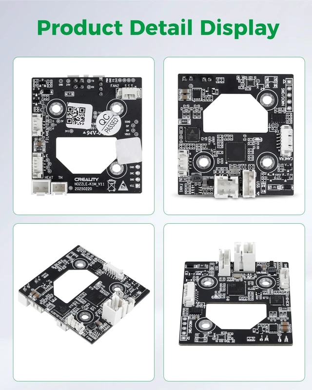 Alt view image 7 of 7 - Creality Official K1 Max 2025 Toolhead Board, Original K1 C 2025 Hotend Adapter Plate, Nozzle Adapter Mainboard with Stable Signal Transmission, PCB Board Replacement for K1 Max/K1 C 2025 3D Printers