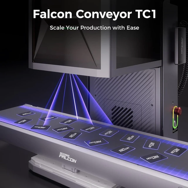 Alt view image 2 of 7 - Creality Falcon Conveyor TC1, Automatic Conveyor Belt System for Falcon T1