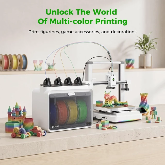 Alt view image 5 of 7 - Creality Official SPARKX i7 Toolhead Manifold, Original i7 Tool Head Five Way, Multi-Color Filament Combiner, Filament Hub and PTFE Tube Connector, Manifold Replacement for SPARKX i7 3D Printer
