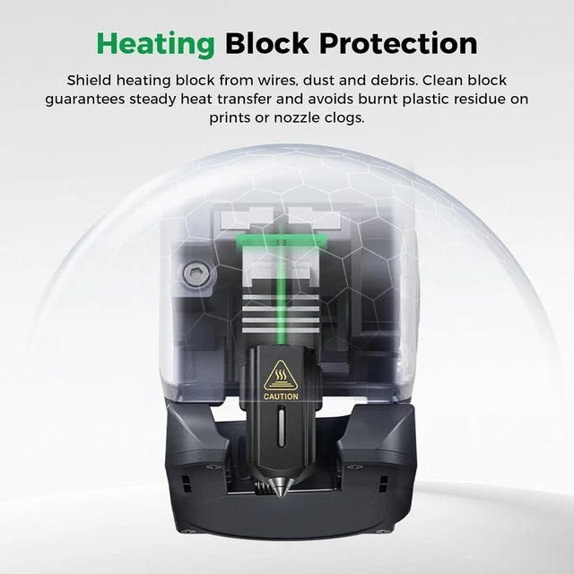 Alt view image 5 of 7 - Creality Official SPARKX i7 Hotend Sock 3PCS, Original SPARKX i7 Hotend Silicone Sleeve, i7 Heater Block Silicone Sleeve for Thermal Insulation,Non-Stick, 3D Printing Hotend Socks for SPARKX i7