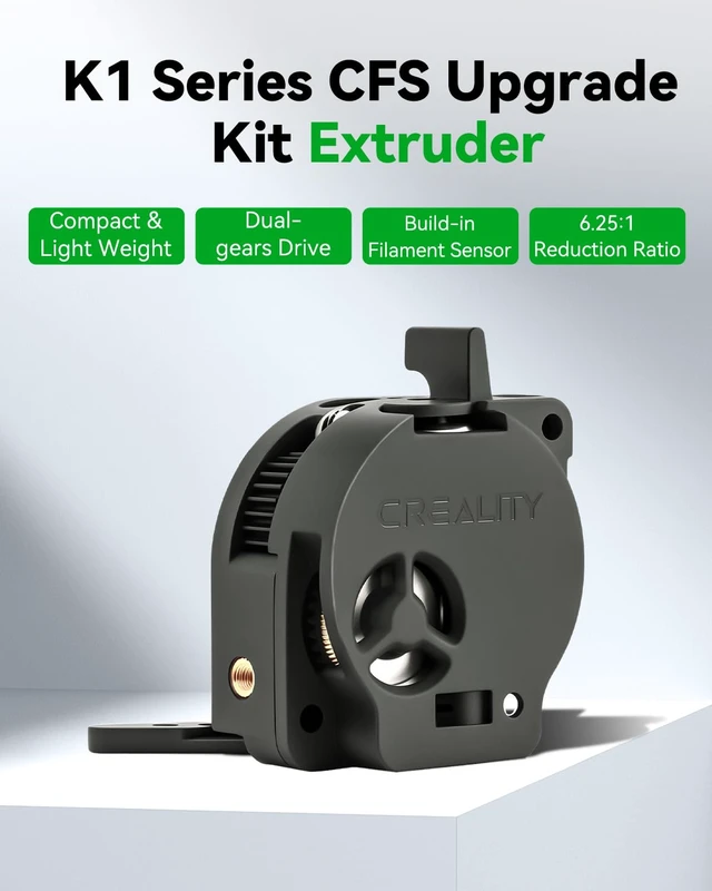 Alt view image 2 of 7 - Creality Official Extruder Kit for K1 Series CFS Upgrade Accessory Kit, Built-in Filament Break Sensor and Cutter, Dual Gears for Smooth Feeding, Force Up to 80N