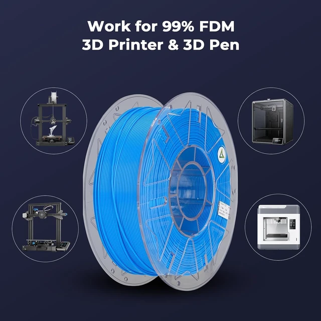 Alt view image 5 of 7 - 2025 New Official RFID CREALITY Hyper PLA RFID Filament 1.75mm for K2 Plus Combo, High Speed 30-600mm/s 3D Printer Filament, 1kg(2.2lbs)/Spool Hyper PLA RFID Support CFS, for Most 3D Printers Yellow