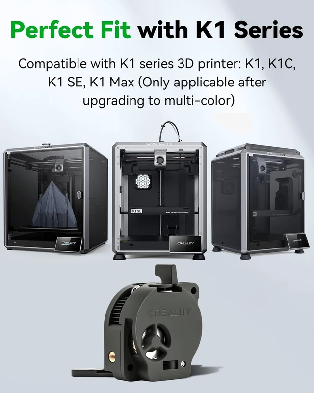 Alt view image 7 of 7 - Creality Official Extruder Kit for K1 Series CFS Upgrade Accessory Kit, Built-in Filament Break Sensor and Cutter, Dual Gears for Smooth Feeding, Force Up to 80N