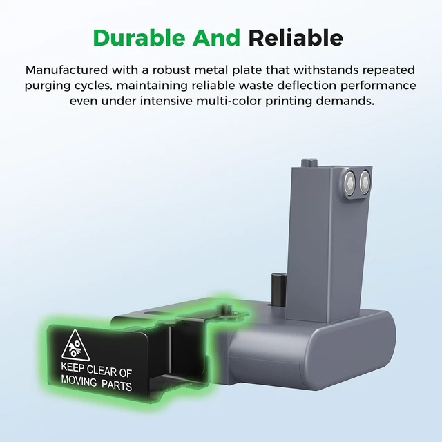 Alt view image 4 of 7 - Creality Official SPARKX i7 Purge Wiper, Original Automatic Nozzle Cleaning & Filament Purging Assembly for i7 3D Printer, Self-Wiping Purge Station to Remove Residual Filament Waste