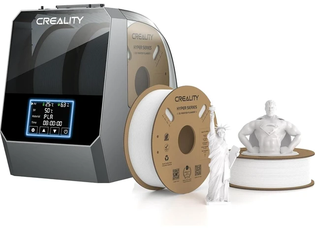 Main image of Creality Hyper PLA Filament 1.75mm White 2KG and 2025 Official CREALITY Space Pi Filament Dryer Plus