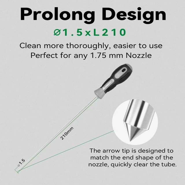 Alt view image 6 of 6 - K1C/K1 SE/K2 SE Nozzle Kit and Clog Poke