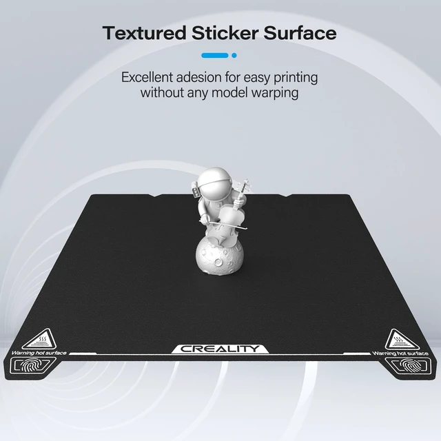Alt view image 4 of 7 - Creality Official Ender 3 S1 Original Build Plate, Textured PEI Bed Plate