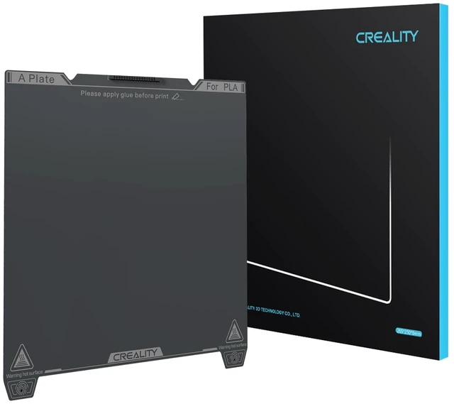 Main image of Creality Official K1C Build Plate, 235x235mm Smooth Surface PEI Sheet Magnetic Flexible Spring Steel Bed Plate for 3D Printer K1 SE/K1/Ender 3/3 V2/3 V3/3 V3 KE/3 V3 SE (Without Magnetic Base)