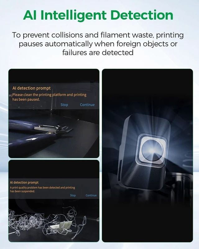 Alt view image 5 of 7 - Creality Official K1 C/K1 Max 2025 Camera, Real-Time Monitoring, AI Detection, Time-Lapse Filming, 1080P HD Camera, Compatible with K1 Series 2025 Printers