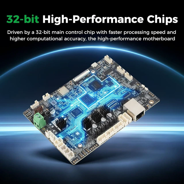 Alt view image 4 of 7 - Creality Official K1 Max Mainboard(Old Model), Original 32-bit Silent Motherboard, TMC2209 Driver, CR4CU220812S12 Replacement Control Board for Creality K1 Max 3D Printer