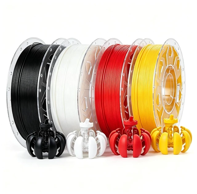 Main image of Creality CR PLA Filament 1.75mm, Black & White & Red & Yellow