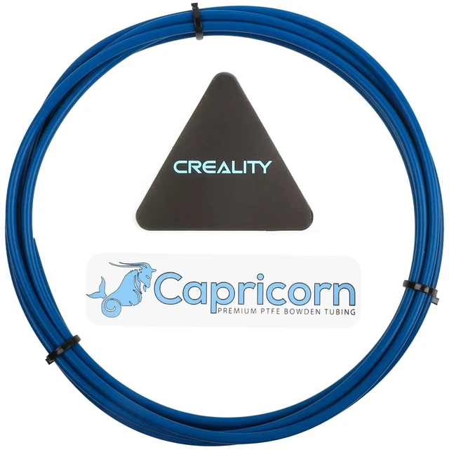 Main image of Creality Official Capricorn Bowden Tubing 3M, PTFE Teflon Tube Support 1.75mm Filament Heat Resistant High Lubrication Low Friction for Ender-3/3 Pro / 3 Max / 3 V2 / Ender-5 Series/CR-10 Series