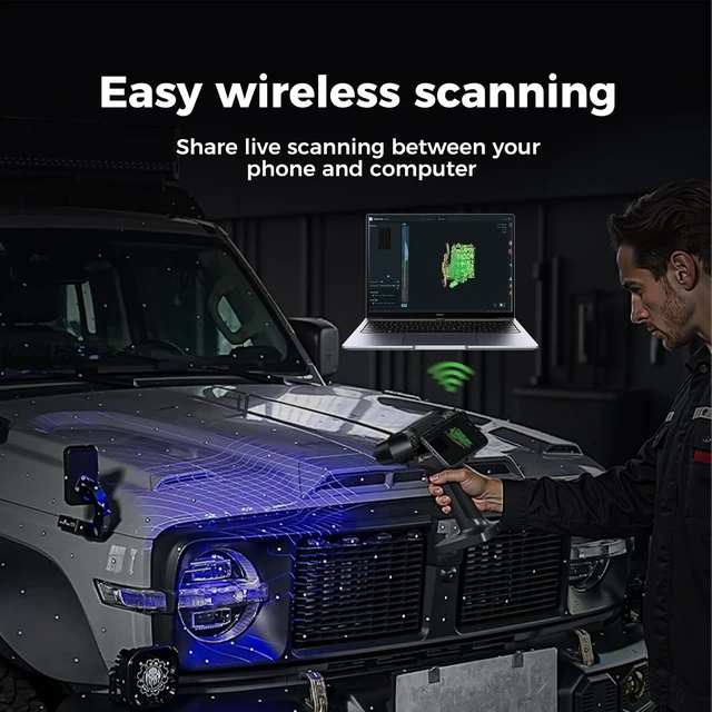 Alt view image 3 of 7 - Creality Scan Bridge for Raptor/Raptor Pro/RaptorX/Sermoon S1, Supports WiFi 6 Wireless Screen Mirroring, Smart Phone Application, Large Capacity and Fast Charging, Lightweight and Compact for Use
