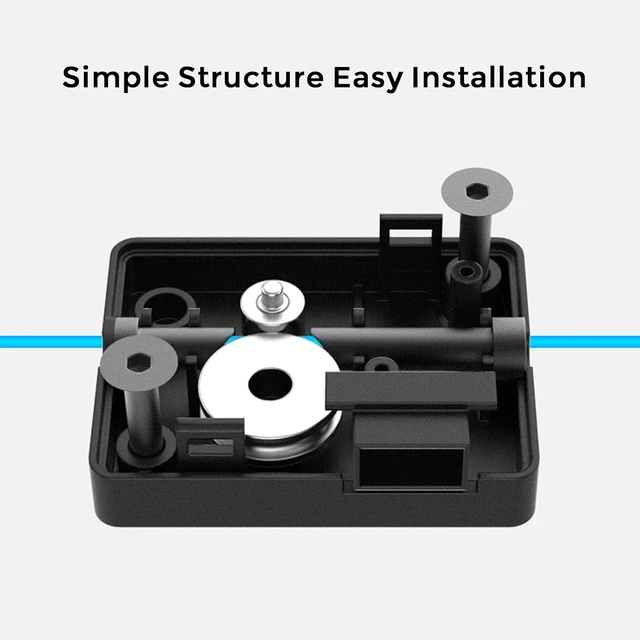 Alt view image 6 of 7 - Creality Official Ender 3 V3 SE/KE Filament Runout Sensor Kit, 3D Printer Smart Filament Break Detection Module Detector with LED Light, Precise Detection, Upgrade Accessories for Ender 3 V3 SE