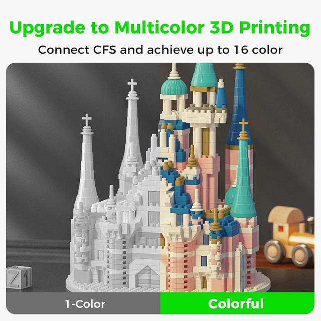 Alt view image 3 of 6 - Official Creality K1 Series CFS Upgrade Accessory Kit and Creality CFS Filament System, Multi-Color Printing Upgrades Accessories with Filament System for K1 SE,K1C, K1 Max 3D Printers