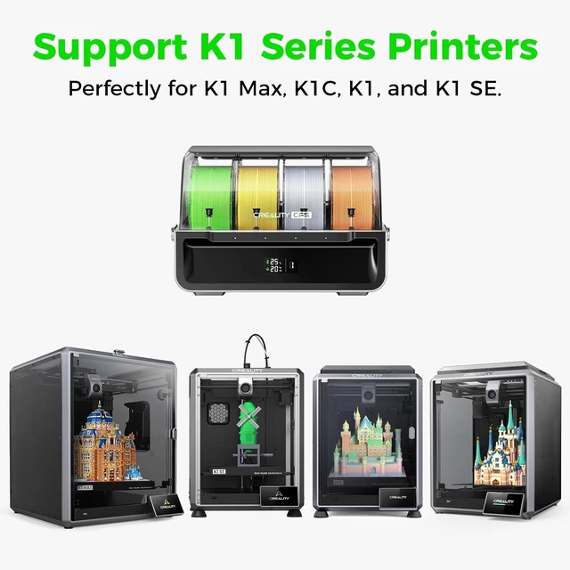 Alt view image 4 of 6 - Official Creality K1 Series CFS Upgrade Accessory Kit and Creality CFS Filament System, Multi-Color Printing Upgrades Accessories with Filament System for K1 SE,K1C, K1 Max 3D Printers