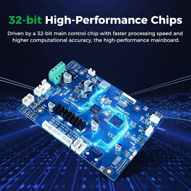 Alt view image 4 of 7 - Creality Official 2025 K1C Mainboard Kit, Original K1C 2025 Motherboard with Driver Silent 32-bit CR4SU200382C13 Replacement Control Board for Creality K1C 2025 3D Printer