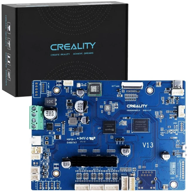 Main image of Creality Official 2025 K1C Mainboard Kit, Original K1C 2025 Motherboard with Driver Silent 32-bit CR4SU200382C13 Replacement Control Board for Creality K1C 2025 3D Printer