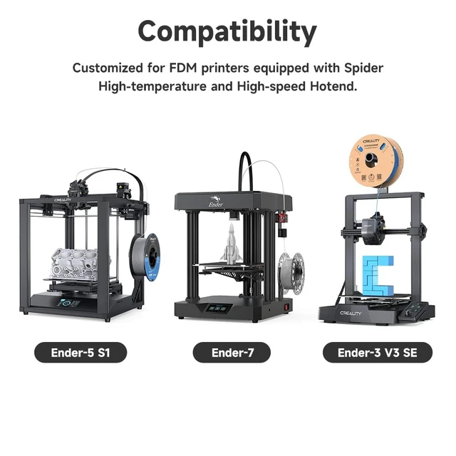 Alt view image 7 of 7 - Creality Official Ender 3 V3 SE Nozzle, 0.4mm 5 Pcs High Speed M6 Extruder Nozzles, 3D Printer Brass High Temperature Wear Resistant Nozzle for Ender 5 S1, Ender 7