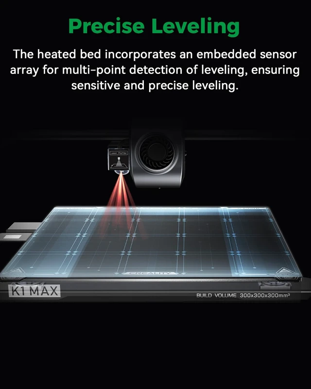 Alt view image 6 of 7 - Creality Official K1 Max 2025 Leveling Plate, K1 C 2025 Leveling Plate, Original Replacement Bed Leveling Control Board, Auto Bed Leveling Sensor PCB, 3D Print Leveling Board for K1 C/ K1 Max 2025