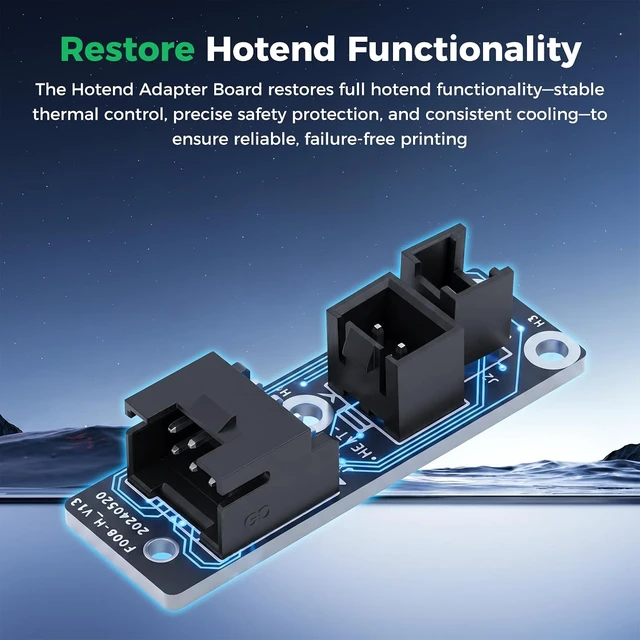 Alt view image 3 of 7 - Creality Official K2/K2 Pro/K2 Plus Hotend Adapter Board, Original K2 Hot End Adapter Plate, K2 Pro Extruder Hotend Adapter Board K2 Plus Hot End Cable Adapter Board for K2/K2 Pro/K2 Plus