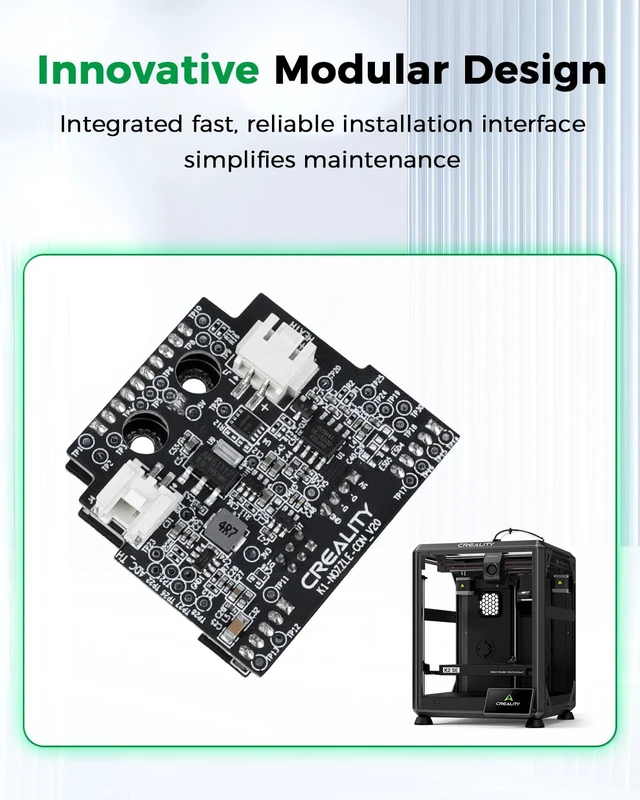 Alt view image 4 of 7 - Creality Official K2 SE Toolhead Board, K2 SE PCB Board_GD32F303CBT6, High Performance MCU, Plug & Play Installation, Official Hotend Adapter Plate for K2 SE Printer