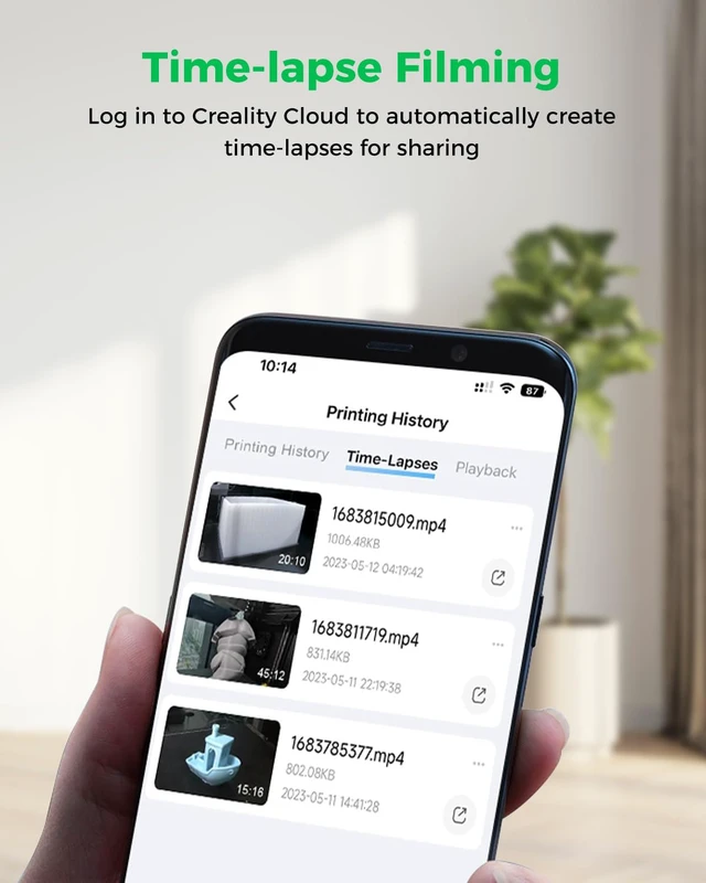 Alt view image 3 of 7 - Creality Official K2 Plus Nozzle Camera, Original K2 Pro 1080P HD Nozzle View Camera, Built-in LED Lighting, Time-Lapse Filming, Real-Time Print Monitoring, 3D Printer Camera Accessories