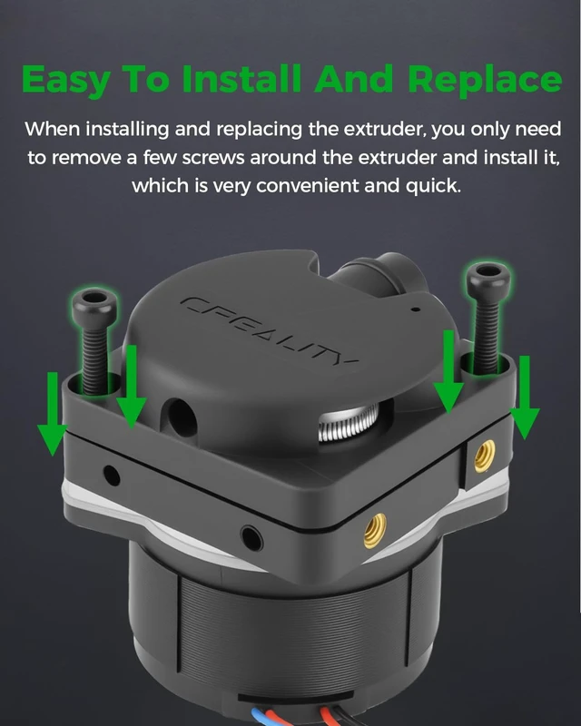 Alt view image 6 of 7 - Creality Official Ender 5 Max Extruder Kit, Original Ender 5 Max Extruder, High Torque Extrusion, Force Up to 80N, Dual Gear Drive, Also for 2023 Version K1/K1 Max 3D Printer