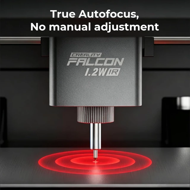 Alt view image 5 of 7 - Creality 1.2W Infrared Laser Module for Falcon A1C Laser Engraver