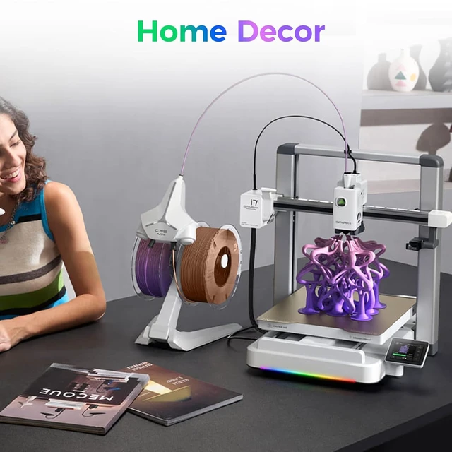 Alt view image 3 of 7 - Official CREALITY CFS Mini,Compatible with Creality SPARKX i7 and i7 Autofill Combo 3D Printer, Automatic Filament Reload Continuous Printing, Auto Leveling, AI Camera Monitoring, 500mm/s Printing