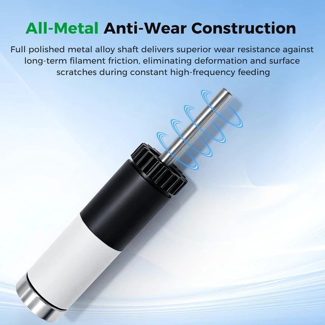 Alt view image 6 of 7 - Creality Official CFS Front Tray Shaft Kit, Original CFS Feeder Shaft Kit, Wear Resistant Replacement Shaft for Stable Filament Delivery, CFS Replacement Accessory for Multi-Color Filament System