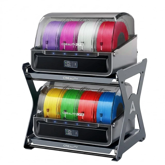 Main image of 2026 Creality CFS 16 Color Automatic Filament System Bundle with Anodized Dual-Layer CFS Workstand, Max 15KG Load Capacity for K1/K2/K1 MAX/K1 SE/K1C/Hi