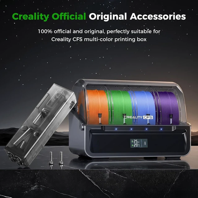 Alt view image 7 of 7 - Creality Official CFS Filament Buffer, Original 4-Way Filament Storage Buffer Unit, Anti-Tangle, for Multi-Color CFS Printing System, K2 Plus Combo, Creality Hi Combo and Multi-Color 3D Printers