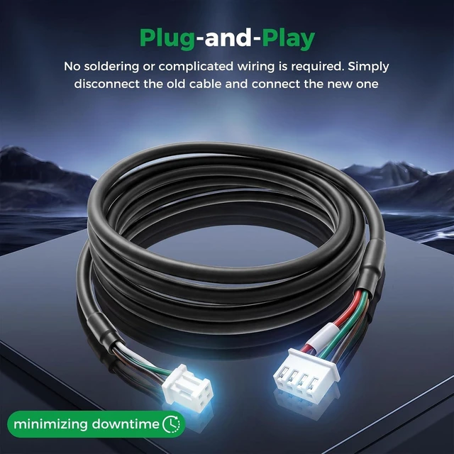 Alt view image 6 of 7 - Creality Official 2025 K1 C/K1 Max Printhead Cable, Original Toolhead Wire Hotend Adapter Cable Extruder Hotend Ribbon Cable, Nozzle Cable for Creality K1C 2025 and K1 Max 2025 3D Printers