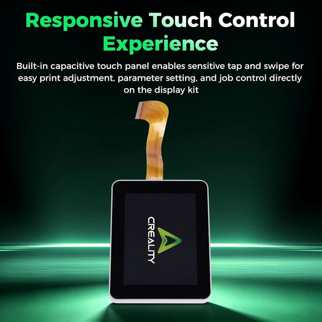 Alt view image 5 of 7 - Creality Official Hi Touch Screen Kit, Original 3.2" LCD HD Screen, Touch Display Replacement Panel with FFC Cable & Mounting Screw for Creality Hi 3D Printer