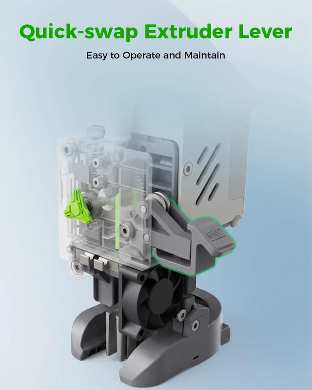 Alt view image 5 of 7 - Creality Official SPARKX i7 Extruder, i7 Combo Extrusion Assembly Replacement, with Quick-swap Extruder Lever and 4-in-1 PTFE Adapter, Built-in Filament Cutter, 3D Printer Accessories for SPARKX i7