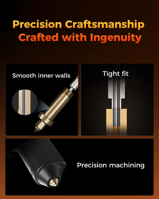 Alt view image 7 of 7 - Creality Official Ender 5 Max Ceramic Heating Block Kit, Ender 5 Max Hotend, High Thermal Conductivity, High Flow Printing, Quick Swap, Original Creality 3D Printer Hotend
