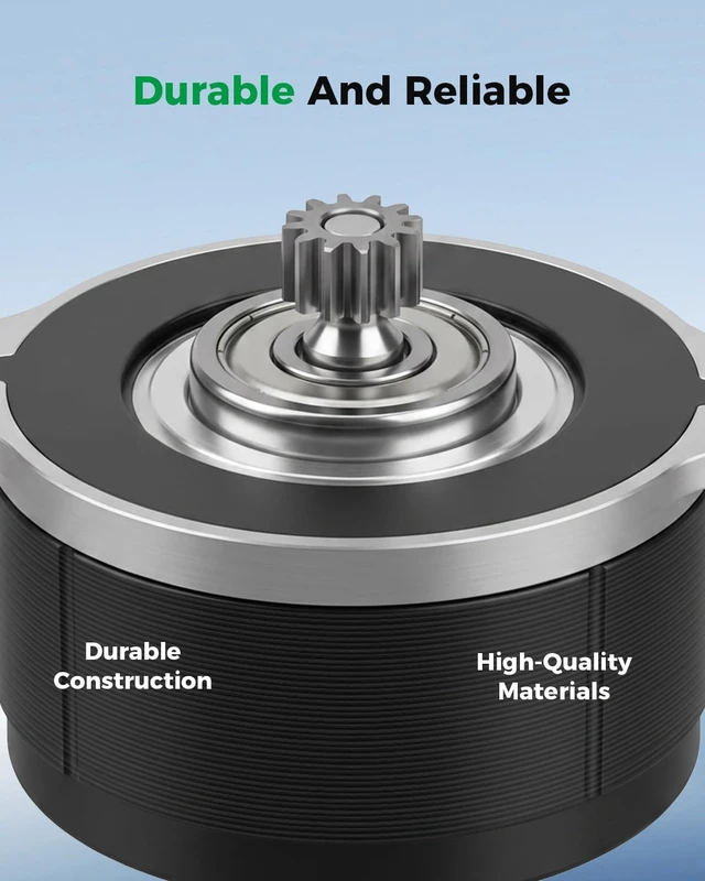 Alt view image 4 of 7 - Creality Official K1/K1 Max/K1C Extruder Motor, Original K1 Series Circular Stepper Motor, 12-Tooth Gear, High-Torque 3D Printer Extruder Motor for K1 SE/K1 Max 2025/Ender 3 V3/Ender 3 V3 Plus