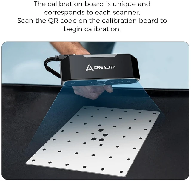 Alt view image 2 of 5 - Creality 3D Scaner Calibration Board for Ferret/Otter Series, High-Precision & High Hardness & High Quality, for More Precise Scanning with The 3D Scanner