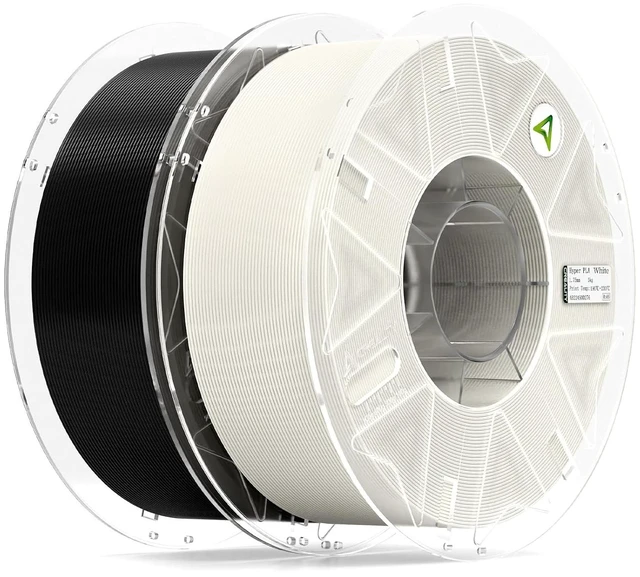 Main image of Official CREALITY Hyper PLA RFID Filament 1.75mm Black & White 2KG for K2 Plus Combo, High Speed 30-600mm/s 3D Printer Filament, 1kg(2.2lbs)/Spool Hyper PLA RFID Support CFS, for Most 3D Printers